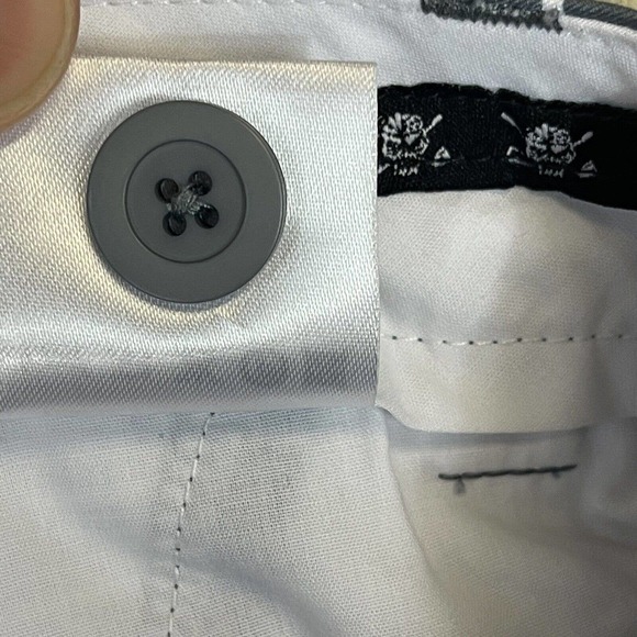 Tattoo Golf Shorts Adult 44 Gray Striped Golf Golfing Performance Logo Mens NWOT - Picture 10 of 14